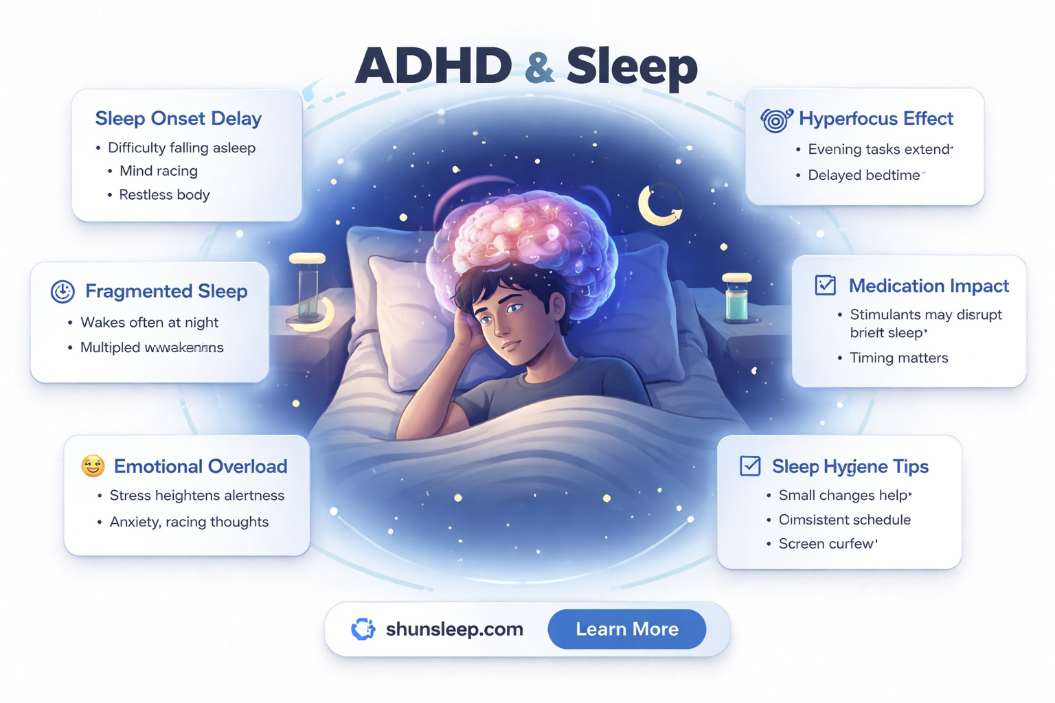 can adhd cause you to get not sleep