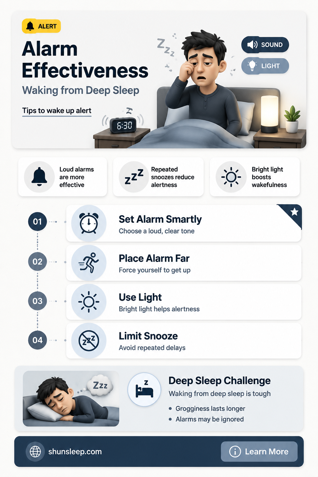 can alarm wake you in deep sleep