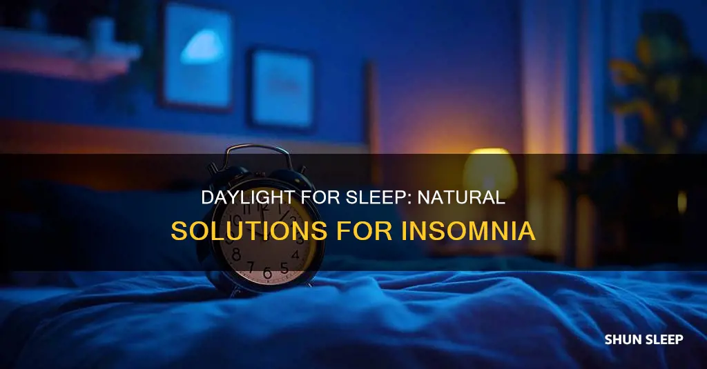 am day light for sleep problems