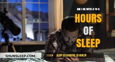 Thriving on Minimal Sleep: Is 4 to 5 Hours Enough?