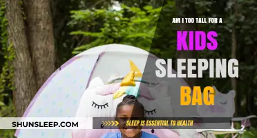 How Sleeping Bags Fit Taller Children