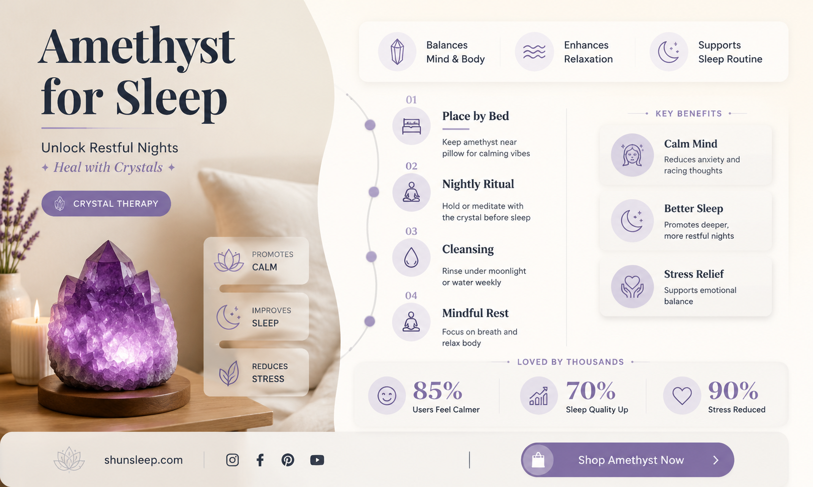 can amethyst help you sleep