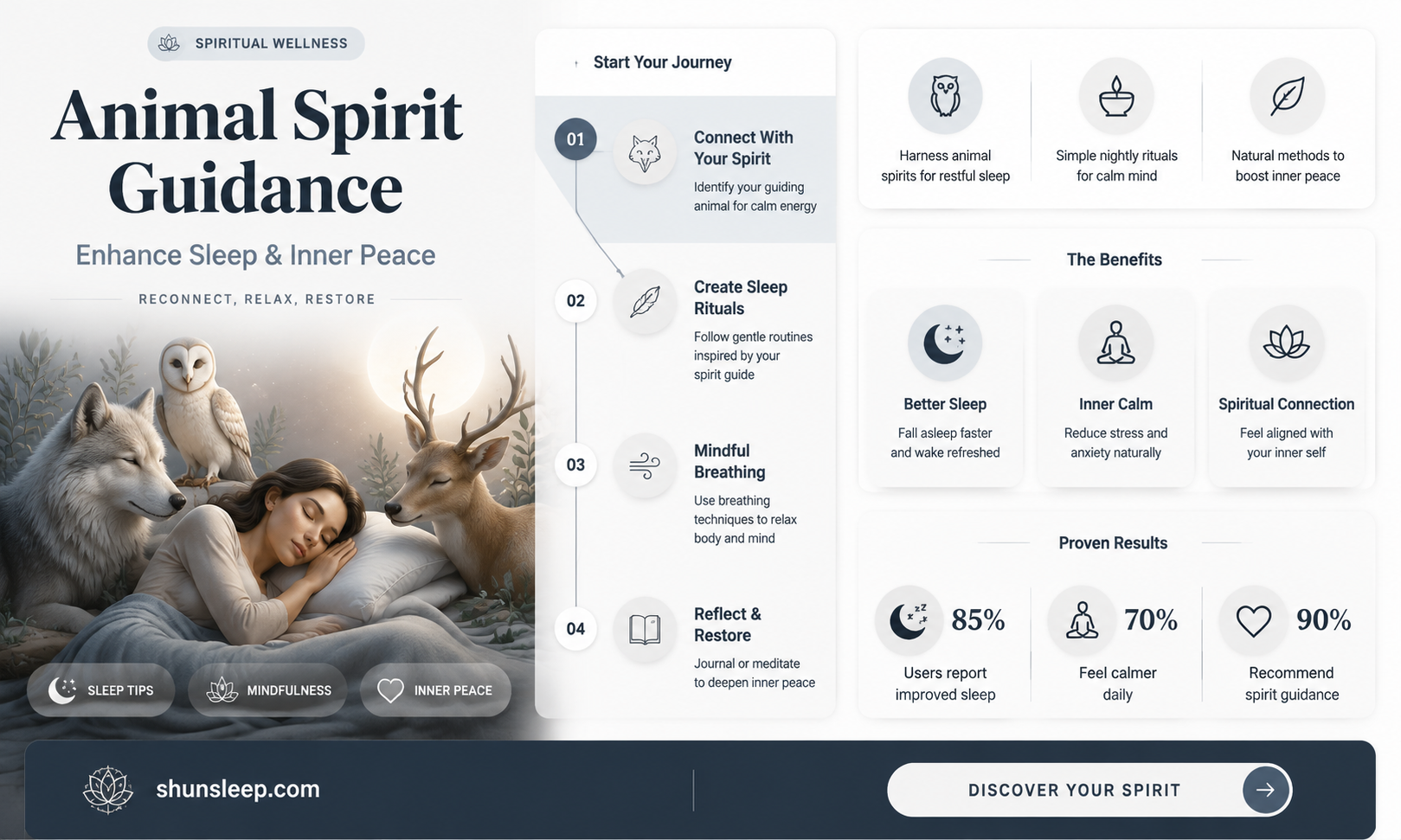 can animal spirit help you sleep