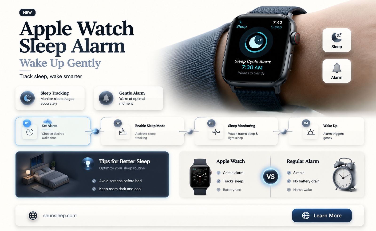 can apple watch wake you up based on sleep cycle