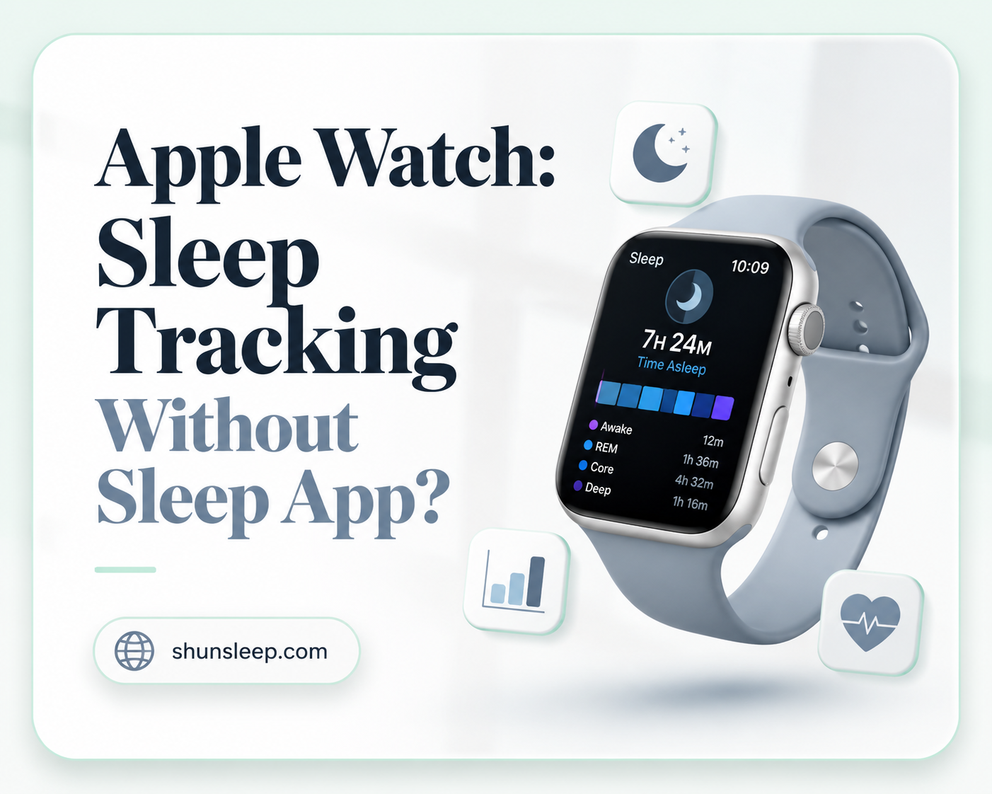 can apple watch track sleep without sleep focus