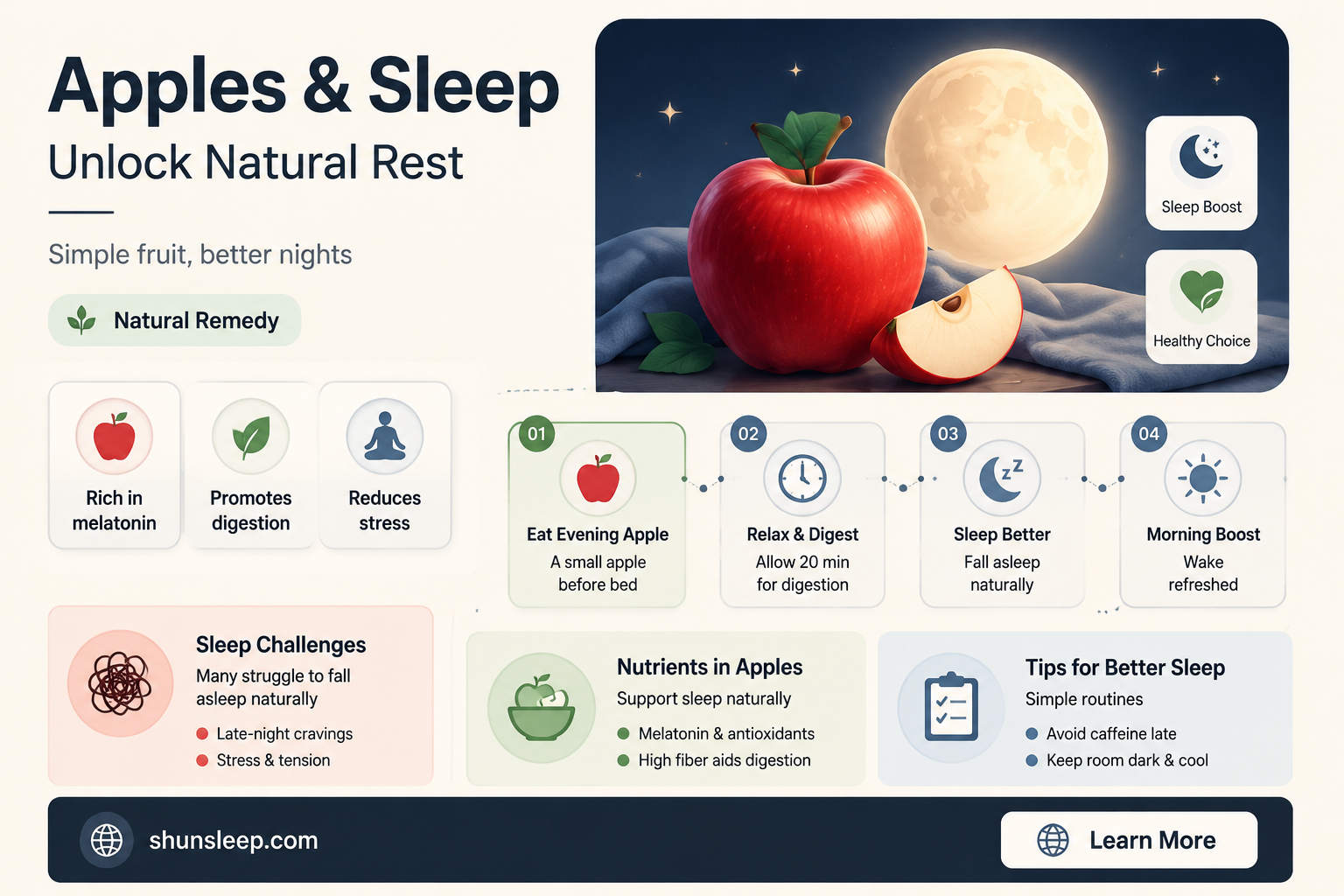 can apples help sleep