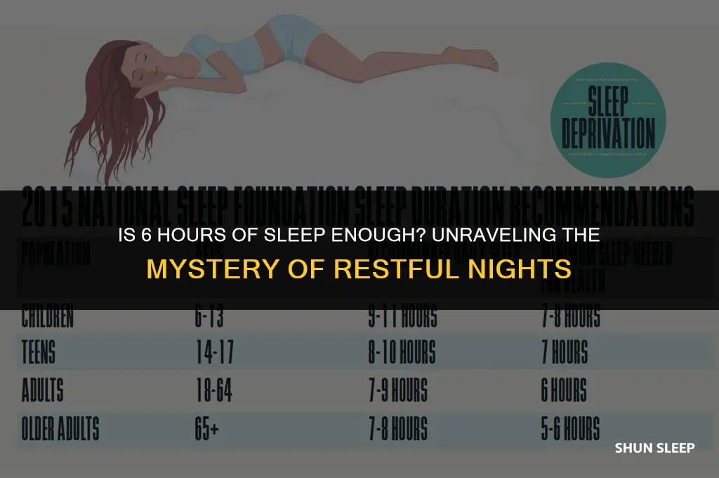 are 6 hours of sleep good