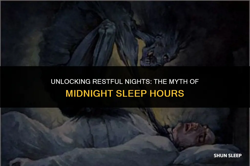 are hours of sleep before midnight better
