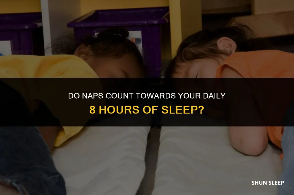 are naps included within the required 8 hours of sleep