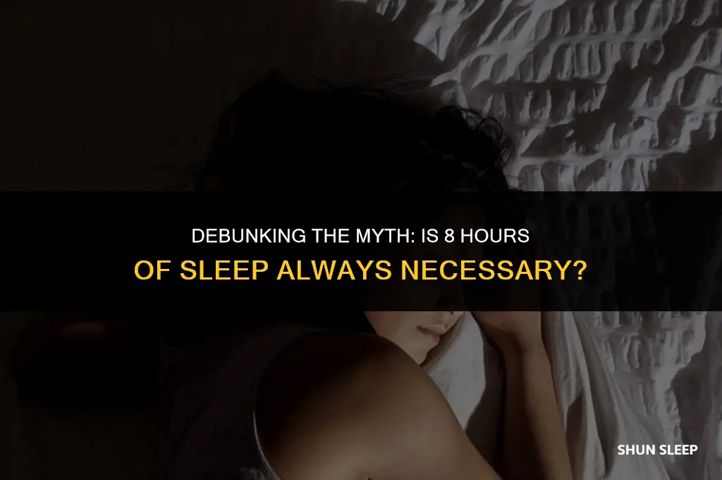 are people supposed get 8 hours of sleep constantly