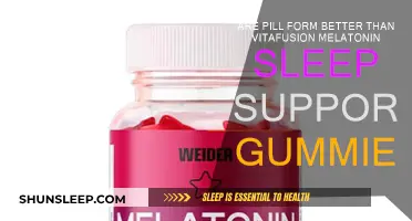 Pill Form vs. Vitafusion Melatonin Gummies: Which Sleeps Better?