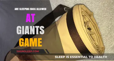 Giants Games: Can You Bring Sleeping Bags?