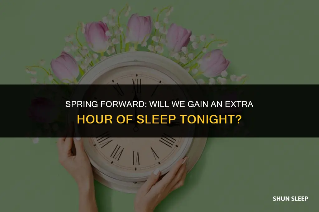 are we get an extra hour of sleep tonight