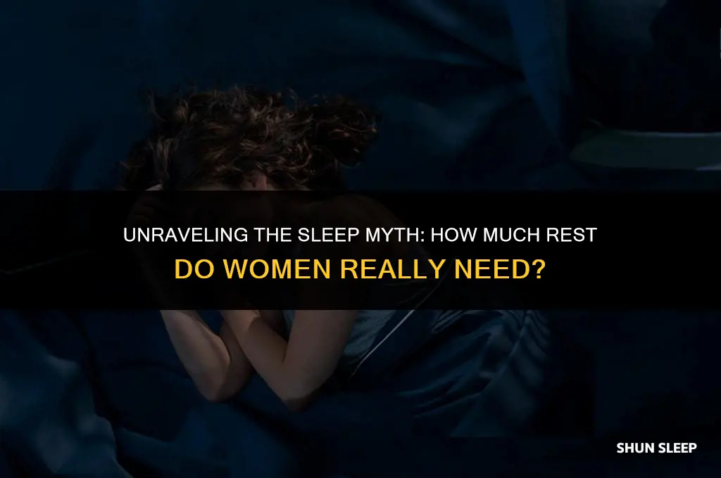 are women supposed to get 10 hours of sleep