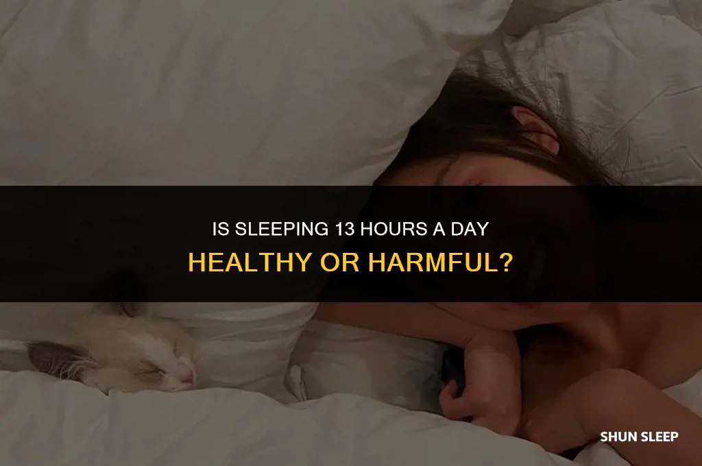 are you allowed to sleep 13 hours per day