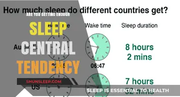 Central Tendency of Sleep: Are You Meeting the Average?