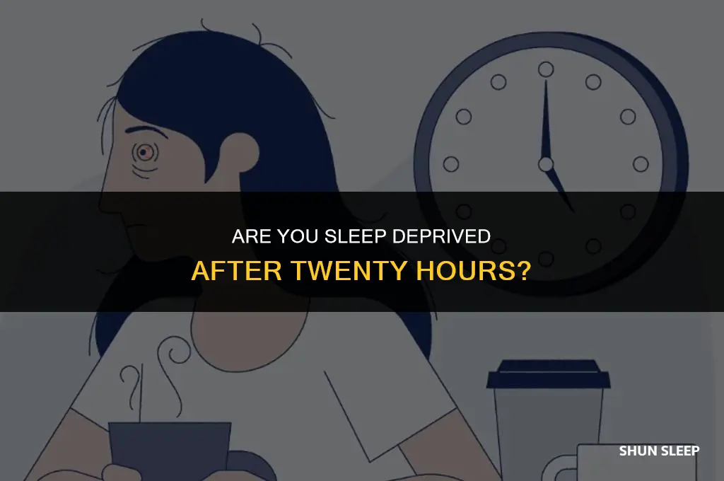 are you sleep deprived after twenty hours