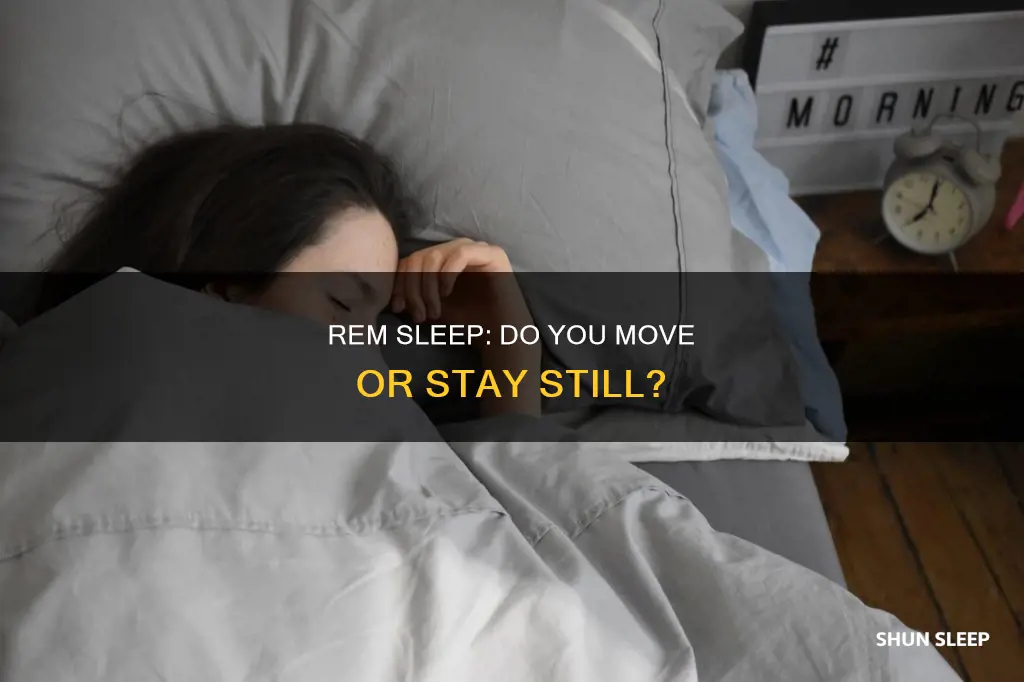 are you supposed to move a lot during rem sleep