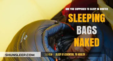 Winter Sleeping Bags: Naked or Not?