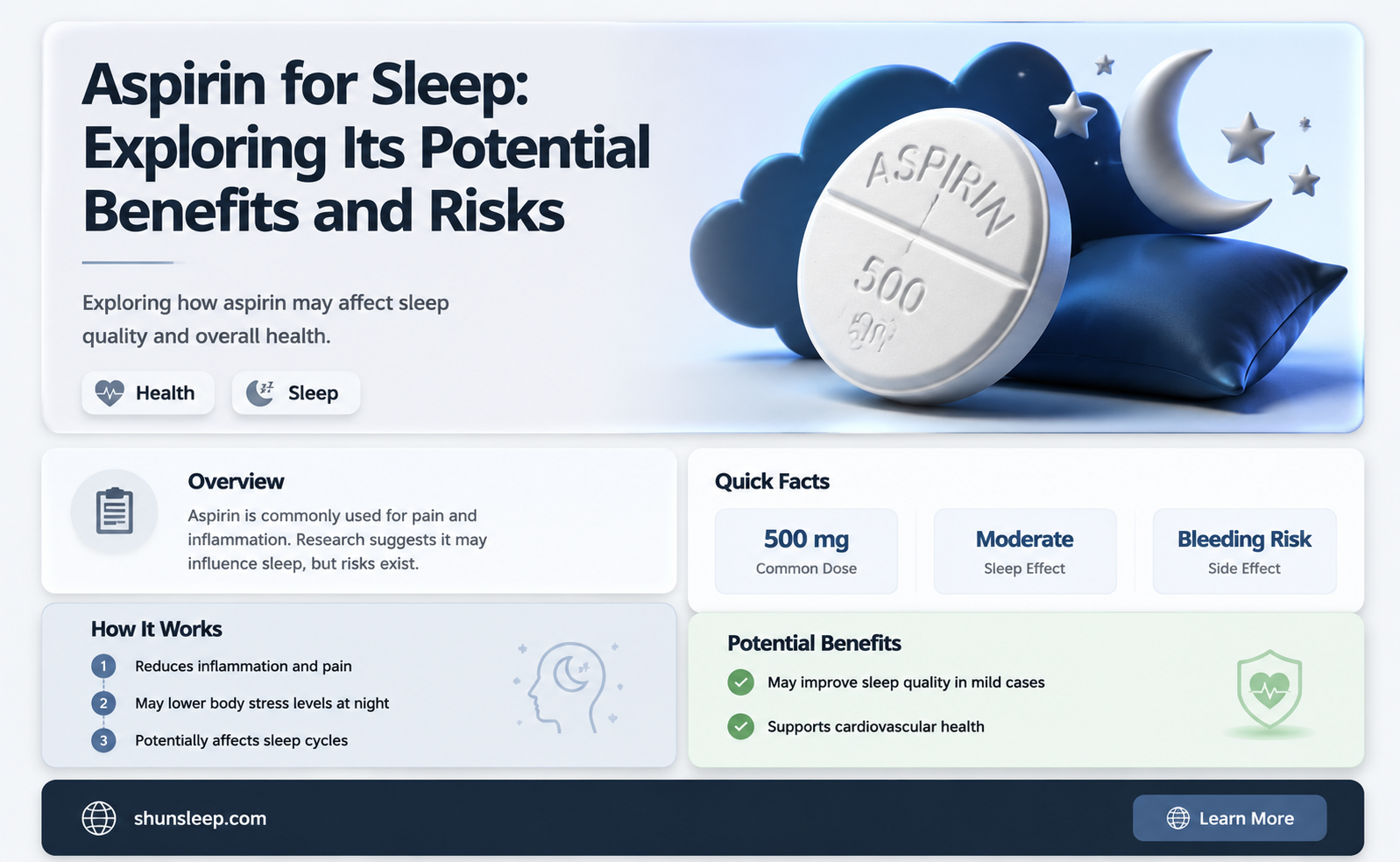 can aspirin help you sleep