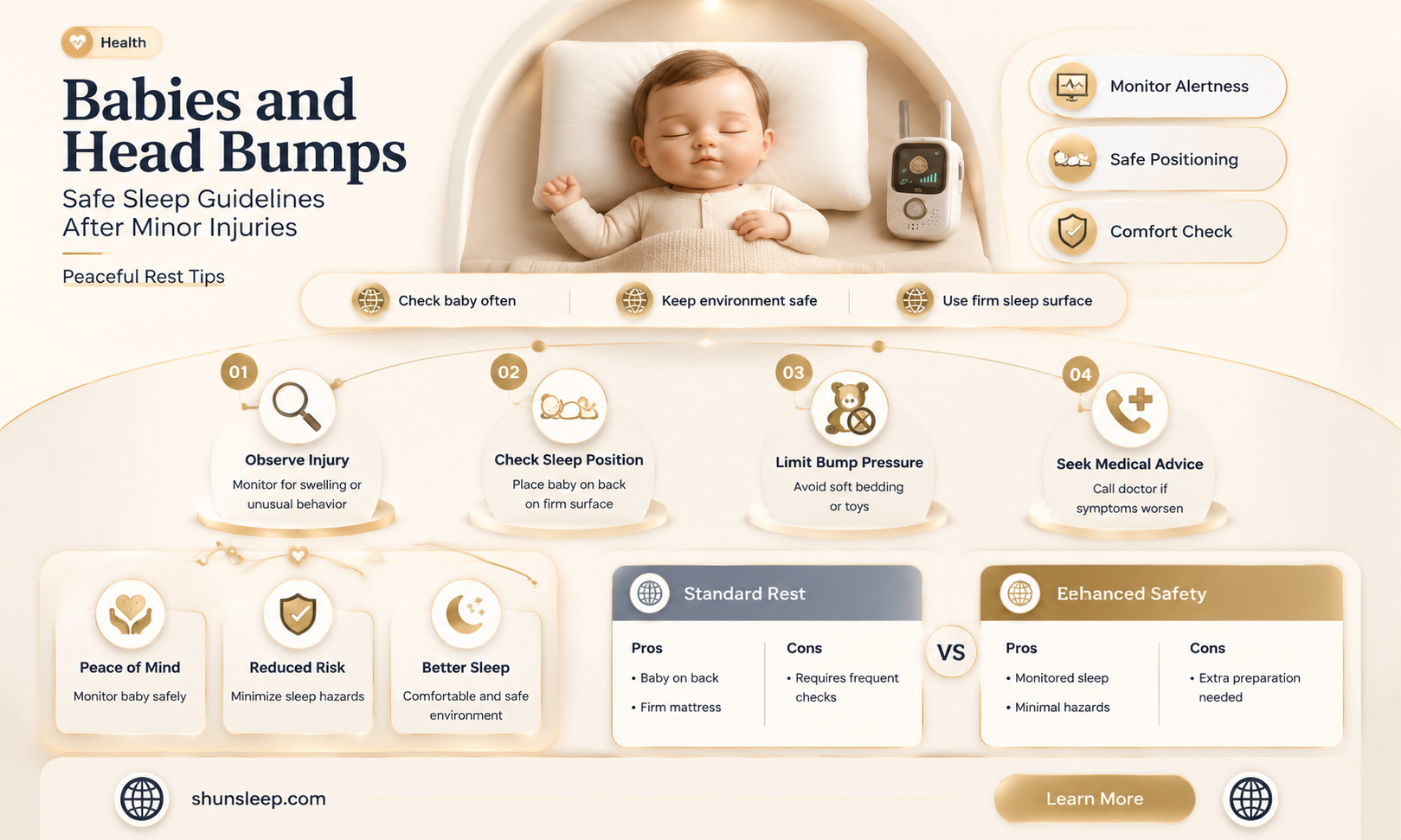 can babies sleep after a bump to the head