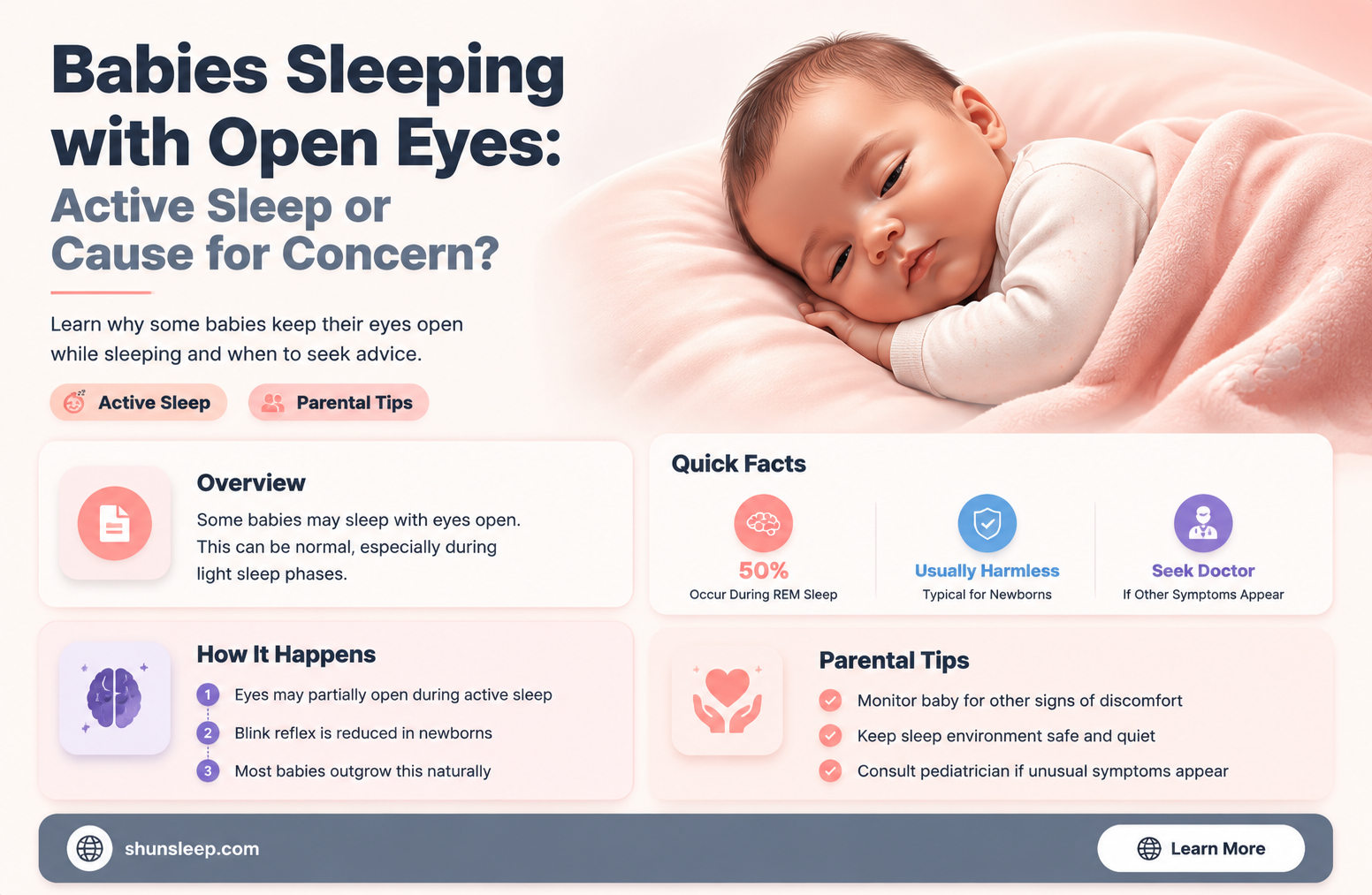can babies active sleep with eyes open