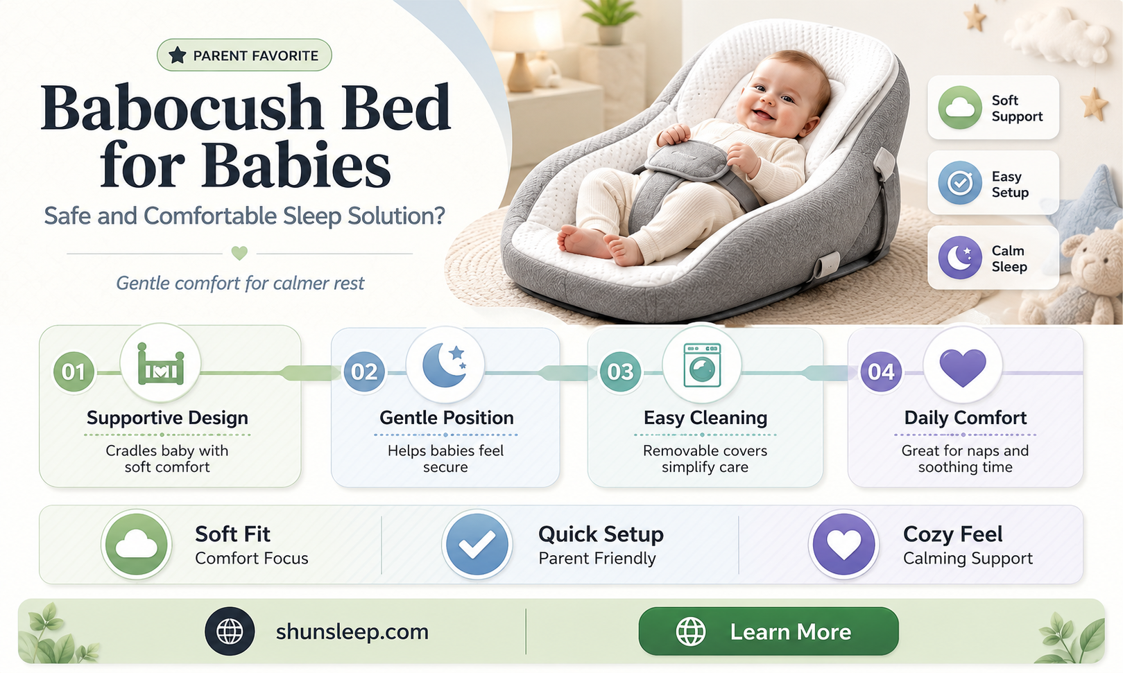 can babies sleep on the babocush bed