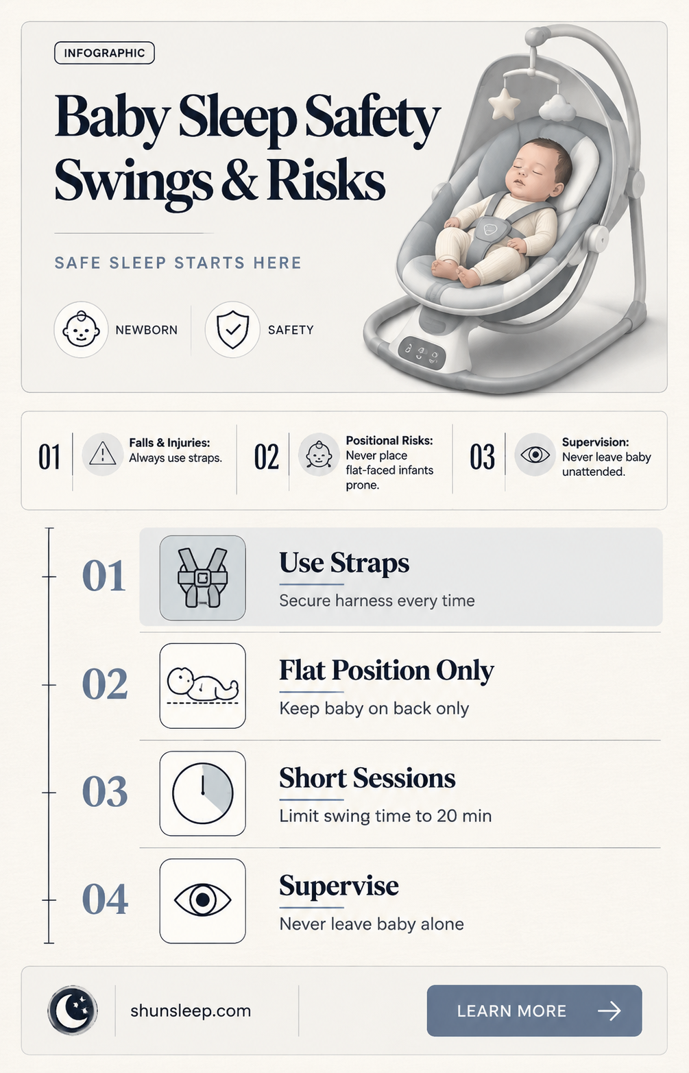 can 4 month old sleep in swing