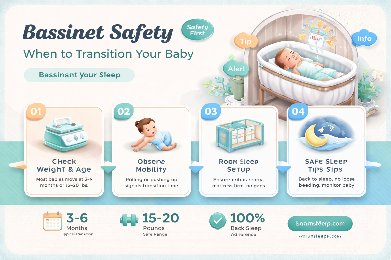 can a 6 month old sleep in a bassinet