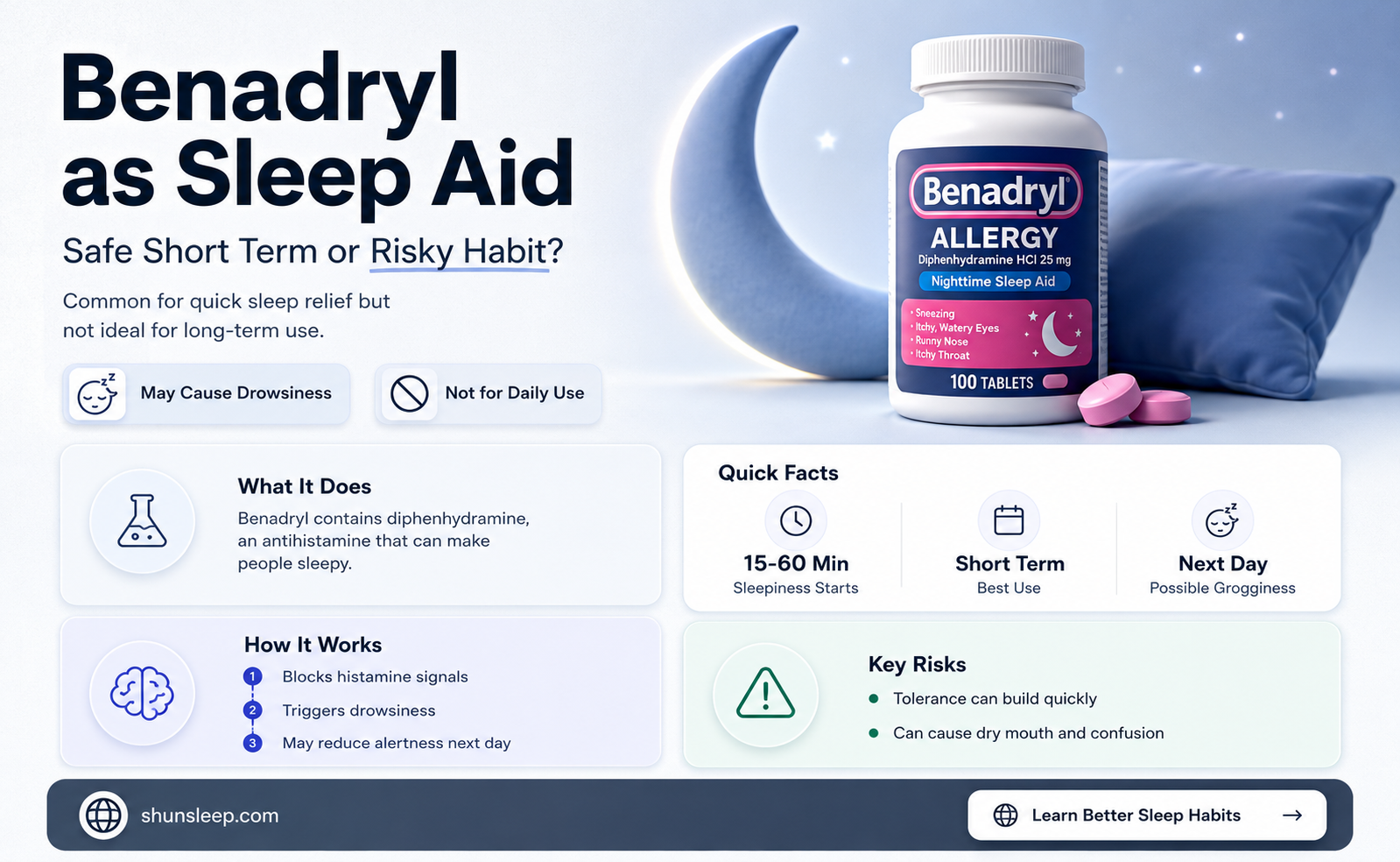 can benadryl be taken as a sleep aid