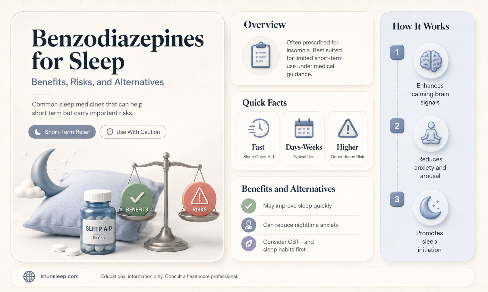 can benzodiazepines help with sleep