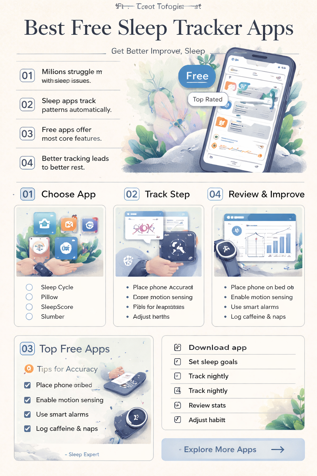 are there any free sleep tracker apps