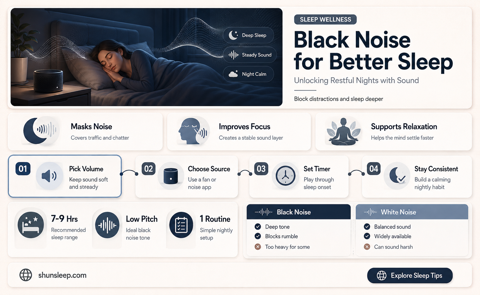 can black noise help you sleep