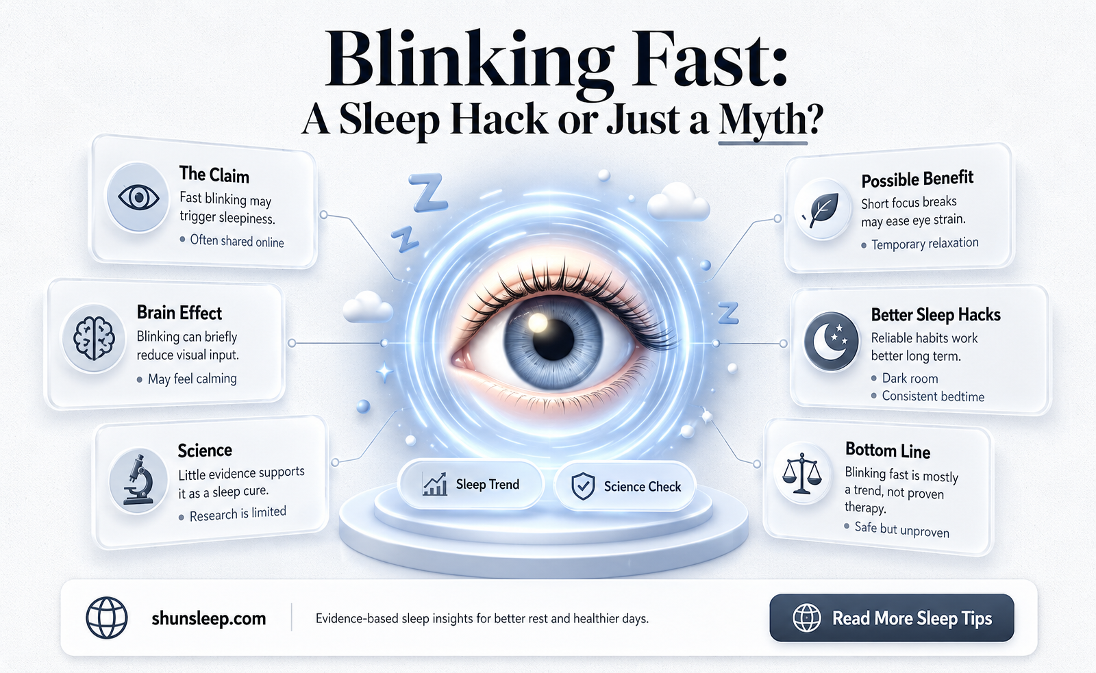 can blinking fast help you sleep