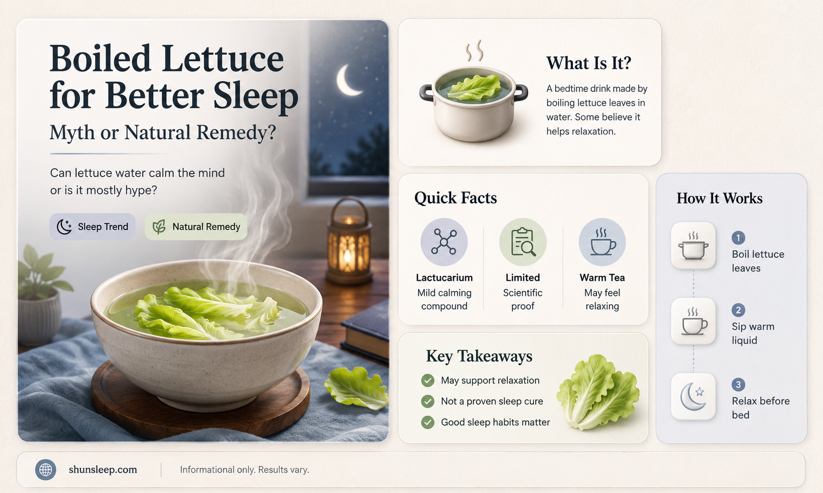 can boiled lettuce help you sleep