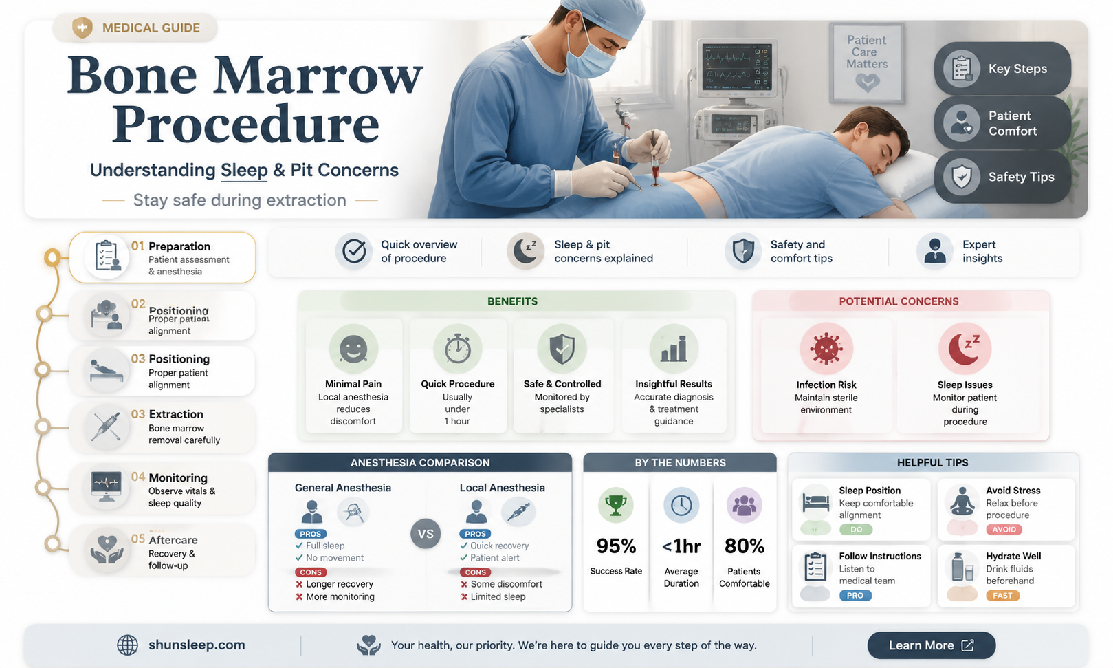 are you pit to sleep when getting bone marrow taken