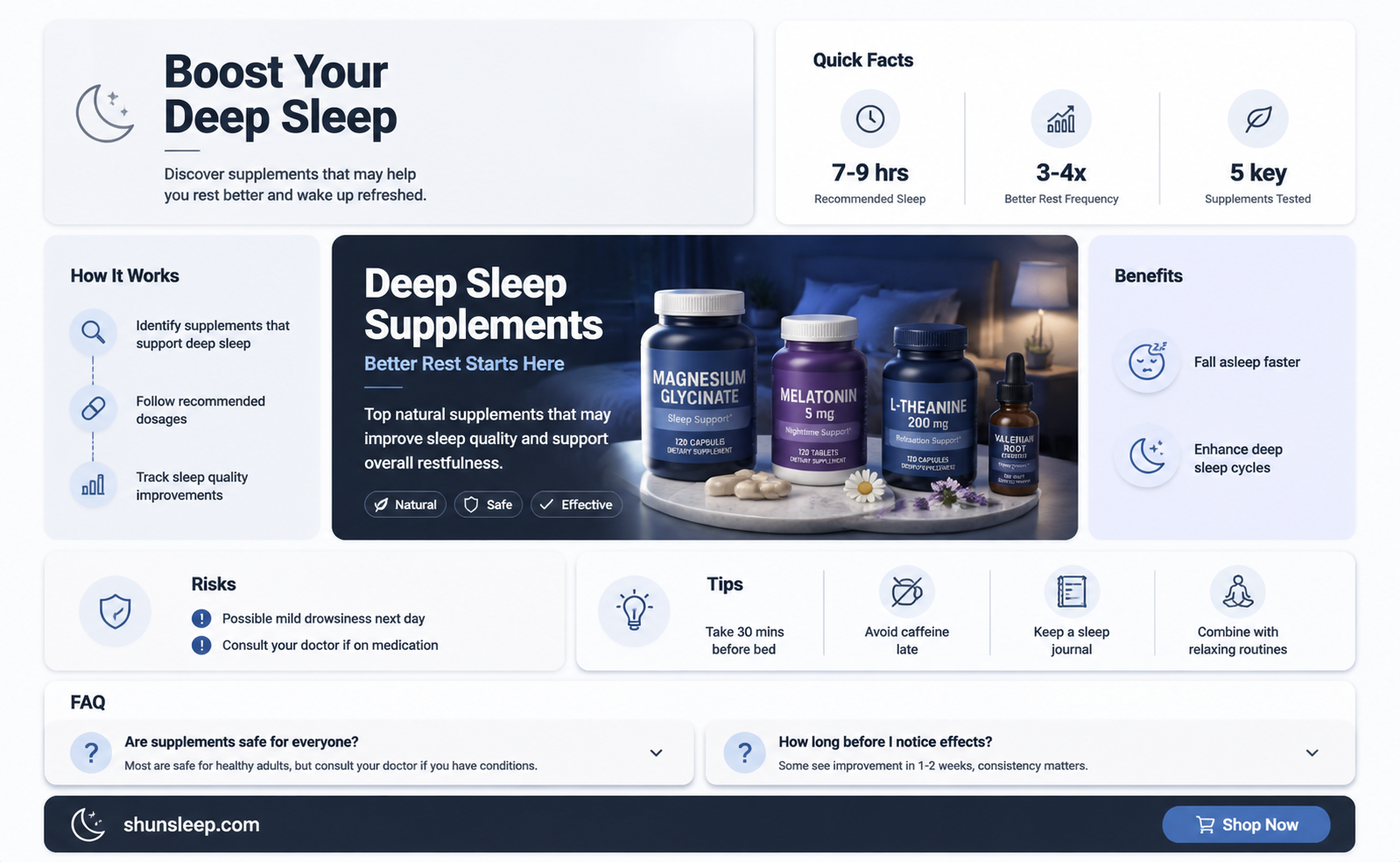 are there supplements that help with deep sleep