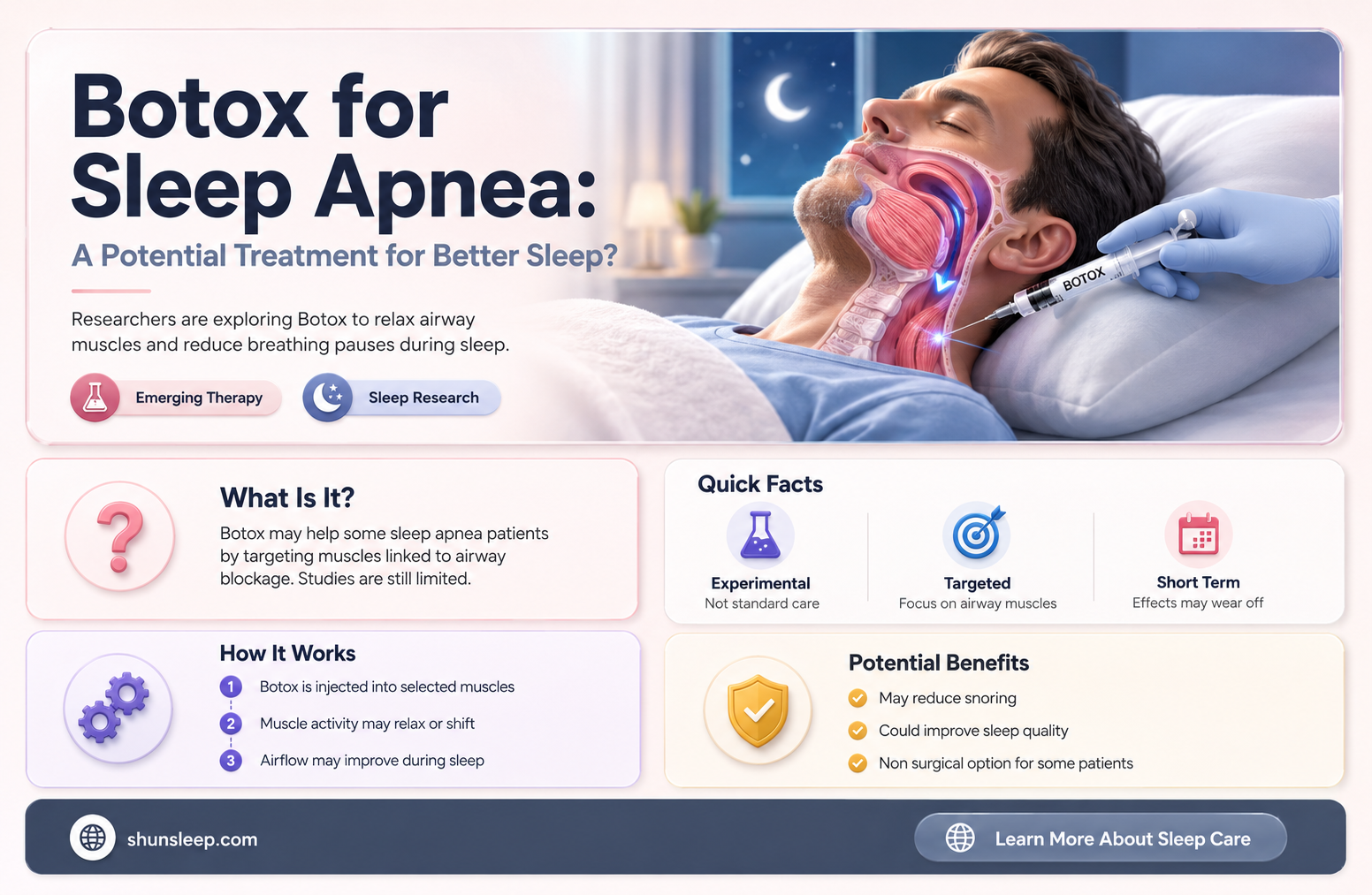 can botox help sleep apnea