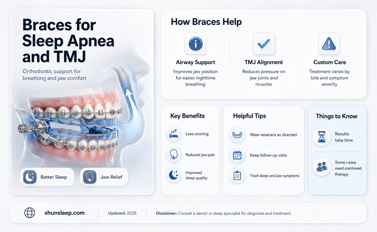 can braces help sleep apnea and tmj