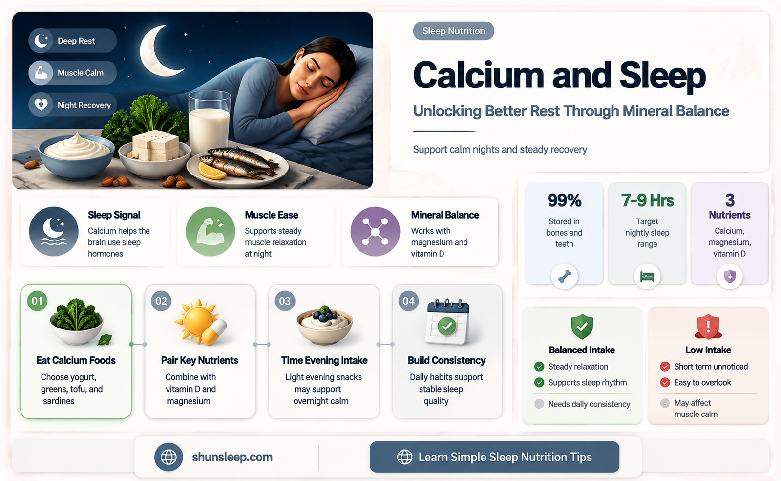 can calcium help sleep