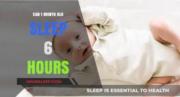 Newborn Sleep Patterns: Understanding 1-Month-Olds' 6-Hour Slumber