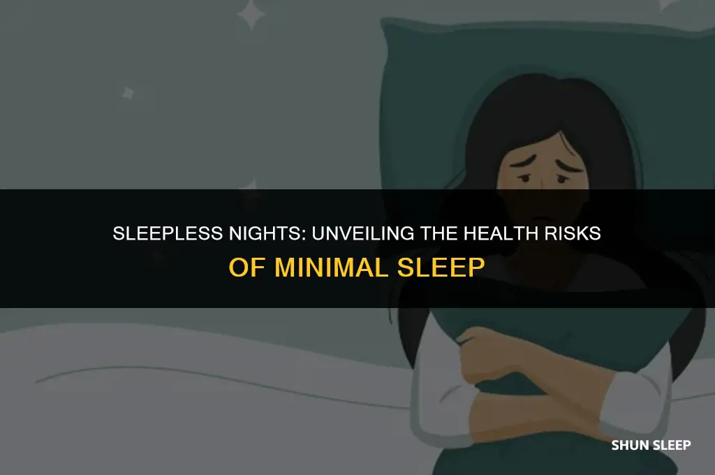 can 3 hours of sleep a day cause health problems