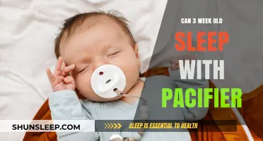 Pacifier Use: Safe Sleep for Your 3-Week-Old