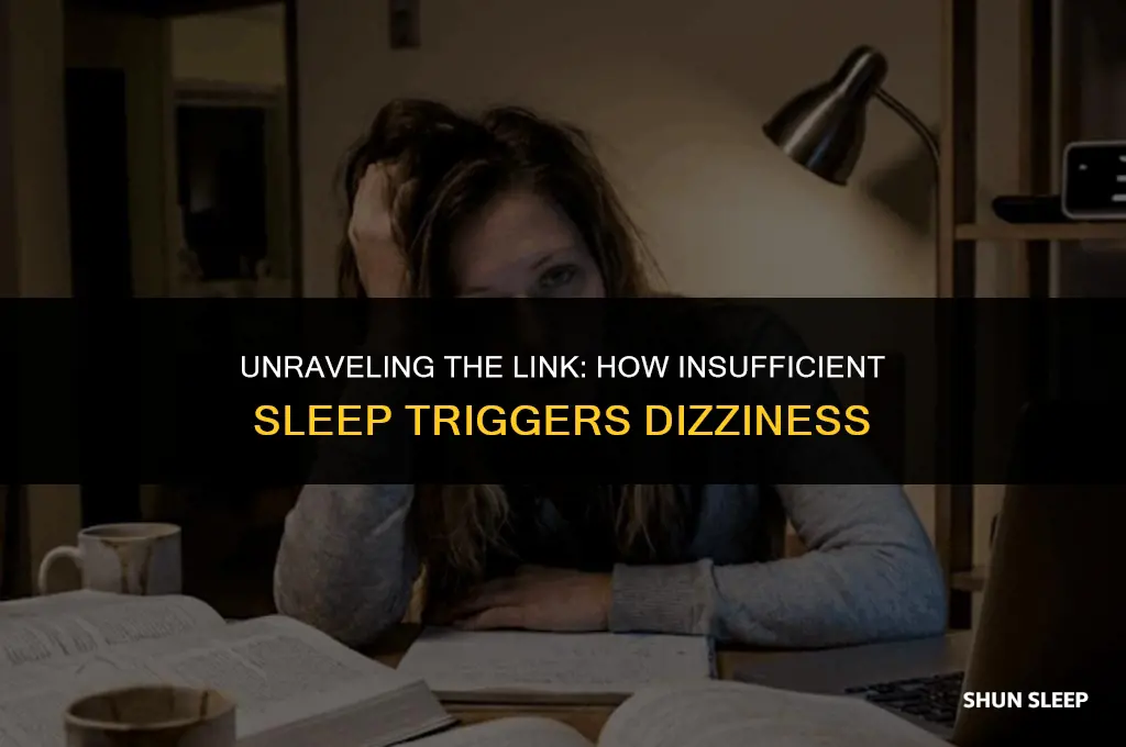 can 4 hours of sleep causes dizziness