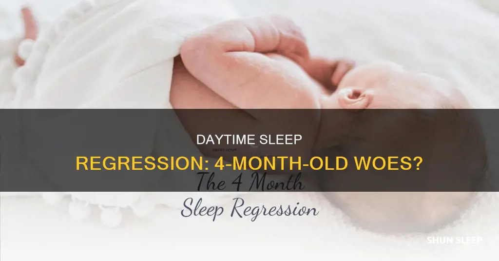 can 4 month sleep regression happen during the day