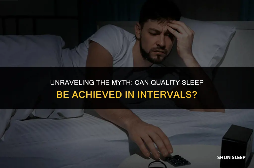 can 8 hours of sleep be broken up