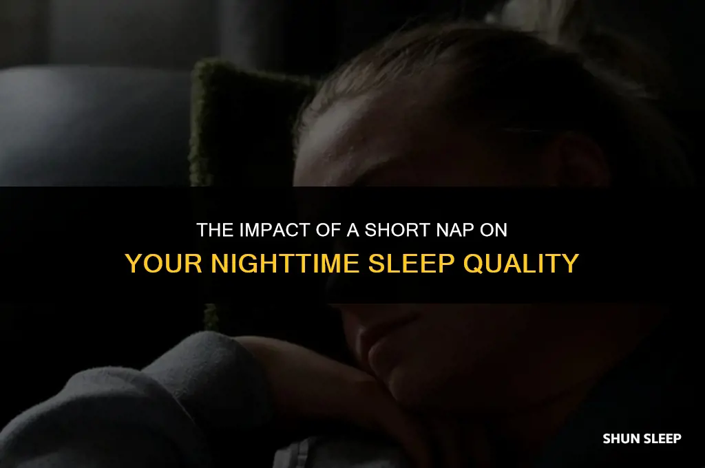 can a 1 hour nap disrupt your sleeping