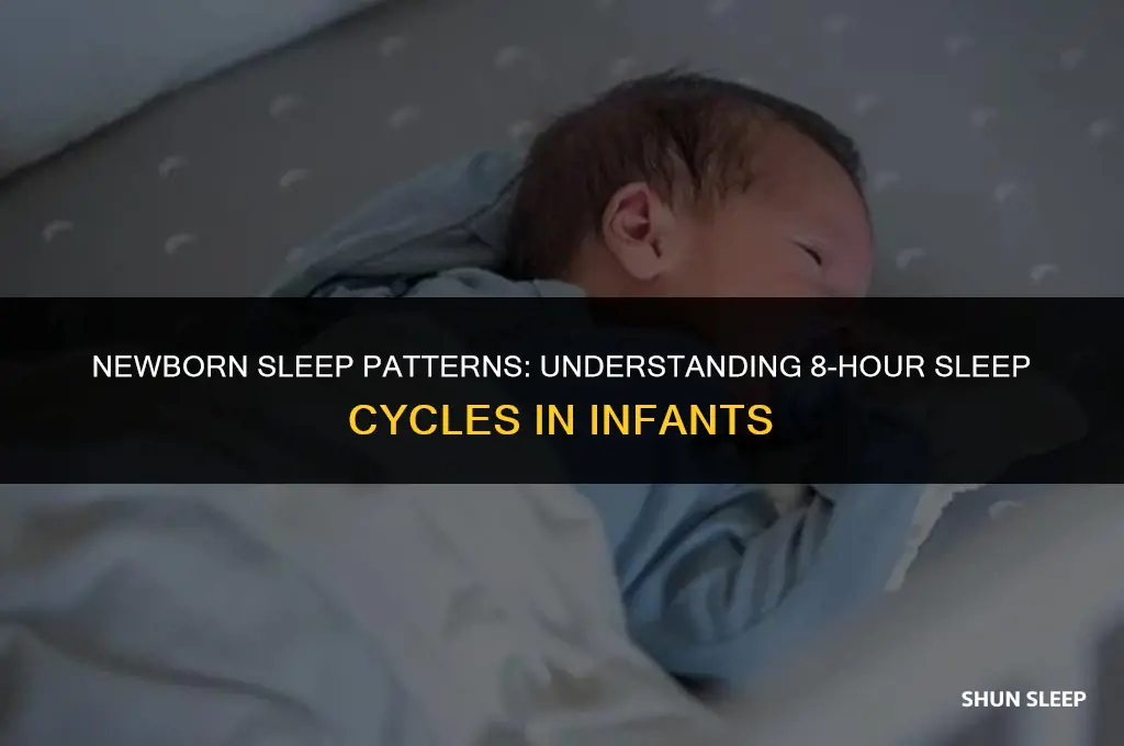 can a 1 month old sleep 8 hours