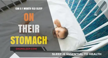 Stomach Sleeping for One-Month-Olds: Safe or Not?