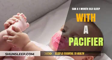 Pacifiers and Babies: Safe Sleep at One Month